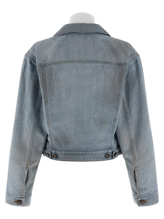 Blue Cotton Denim Jacket