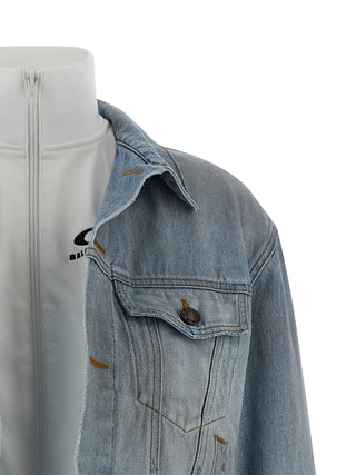 Blue Cotton Denim Jacket