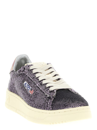 Zapatillas multicolor de poliéster de corte bajo