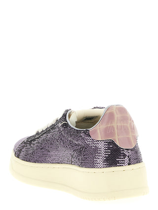 Zapatillas multicolor de poliéster de corte bajo