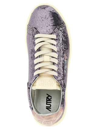 Zapatillas multicolor de poliéster de corte bajo