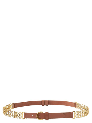 Brown Calfskin Regular Belt