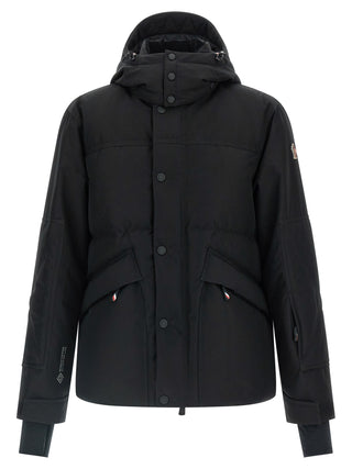 Black Polyester Shell Jacket
