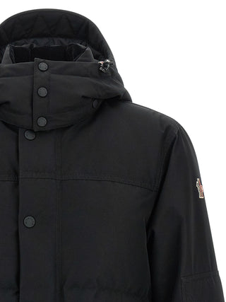 Black Polyester Shell Jacket