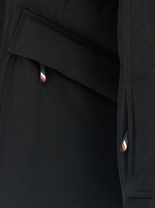Black Polyester Shell Jacket