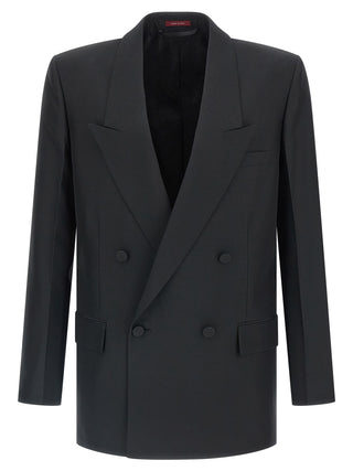 Black Polyester Blazer