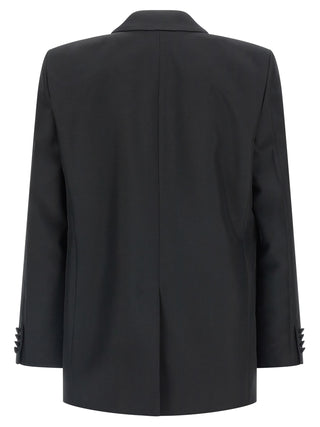 Black Polyester Blazer
