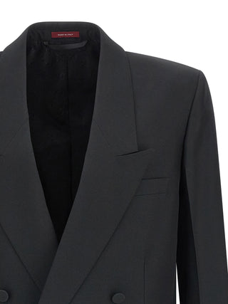 Black Polyester Blazer