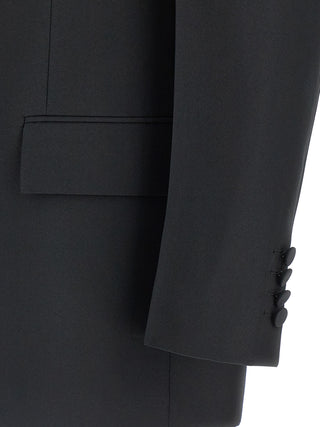Black Polyester Blazer