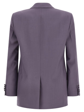 Purple Wool Blazer
