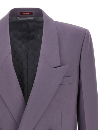 Purple Wool Blazer