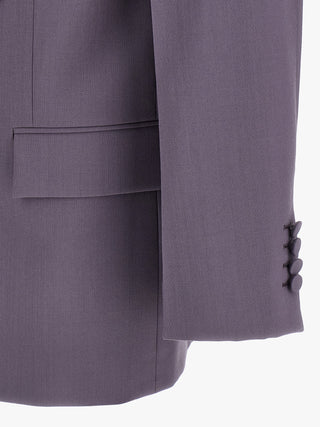 Purple Wool Blazer