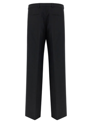 Black Polyester Dress Pants