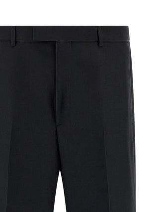 Black Polyester Dress Pants