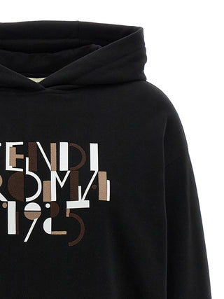 Black Cotton Sweatshirt