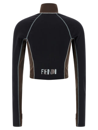 Black Polyamide Top