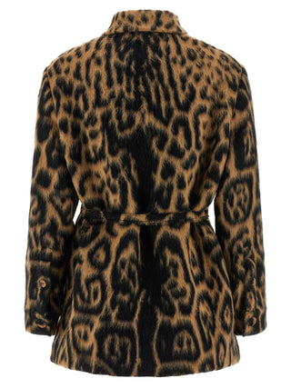 Beige Virgin Wool Coat