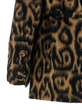Beige Virgin Wool Coat