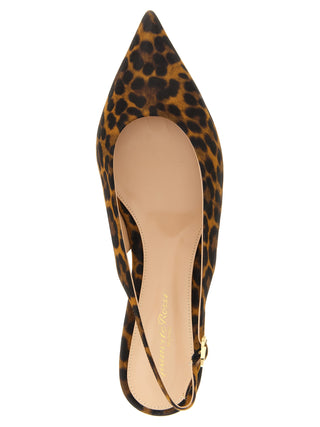 Brown Suede Leather Ballet Flats