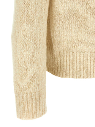 Beige Cotton Cardigan