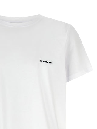 Camiseta de algodón blanca