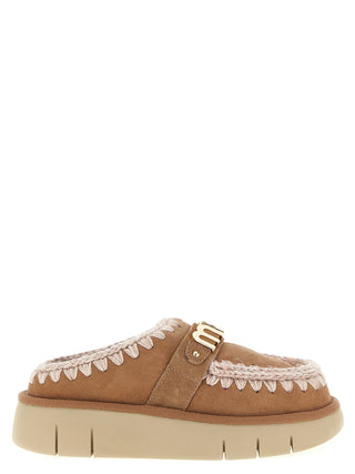 Multicolor Lambskin Clogs