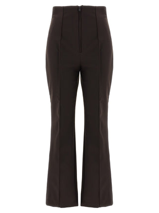 Brown Polyamide Athletic Pants