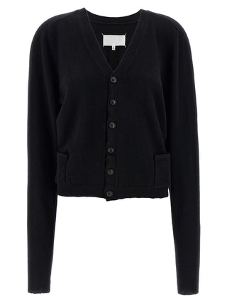 Black Wool Cardigan