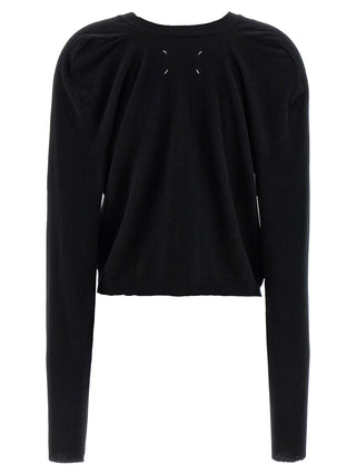 Black Wool Cardigan