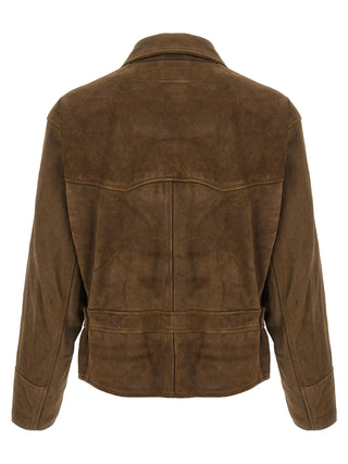 Brown Calfskin Leather Jacket