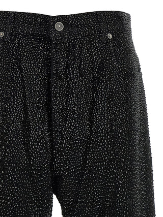 Jeans de algodón negro