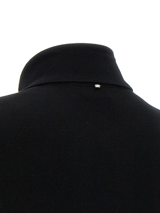 Black Viscose Blouse