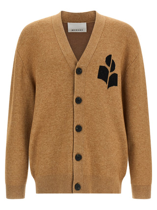 Cárdigan beige de algodón