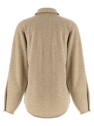 Beige Cashmere Blouse