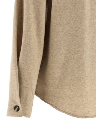 Beige Cashmere Blouse