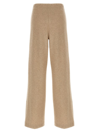 Beige Cashmere Casual Pants