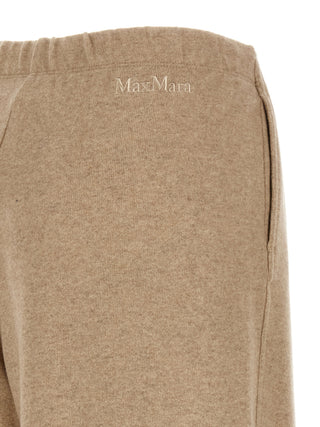 Beige Cashmere Casual Pants