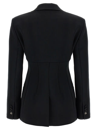 Blazer de Viscosa Negra