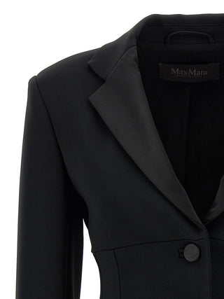 Blazer de Viscosa Negra