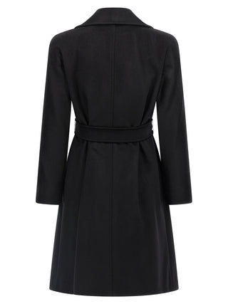 Black Virgin Wool Coat