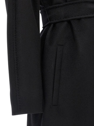 Black Virgin Wool Coat