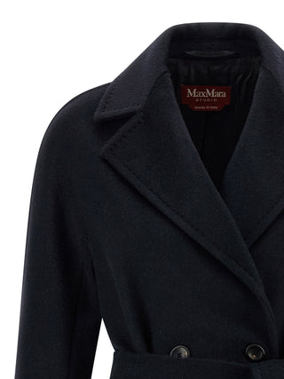Blue Cashmere Coat