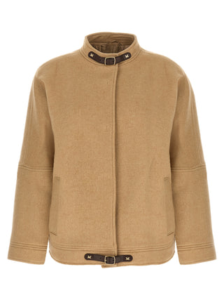 Beige Cashmere Bomber