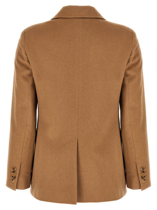 Beige Wool Blazer