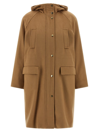 Beige Polyamide Parka