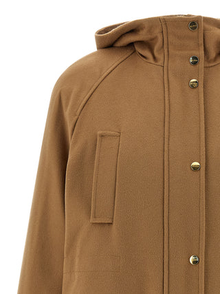 Beige Polyamide Parka