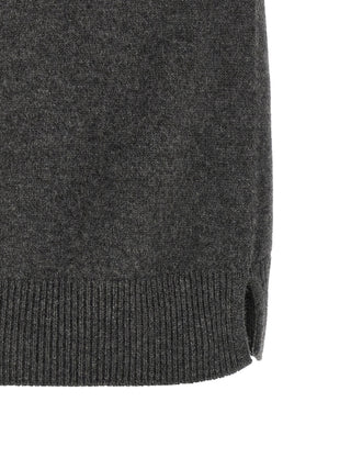 Gray Cashmere Cardigan