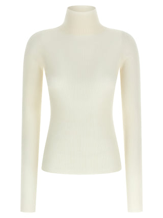 White Virgin Wool Cardigan