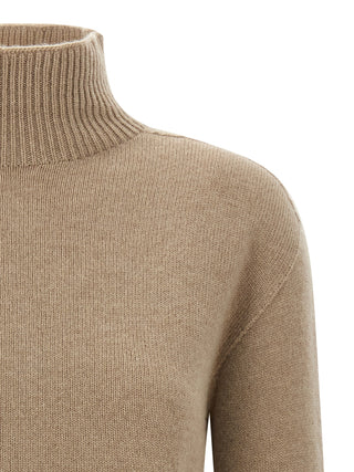 Beige Cashmere Cardigan