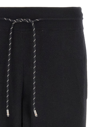 Black Cotton Joggers (Workout Pants)